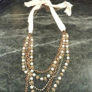 Long statement necklace